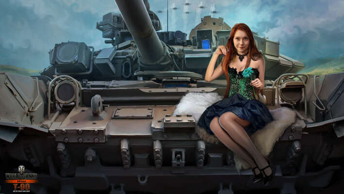 Разработчики показали как будет выглядеть портрет девушек-игроков в World of Tanks