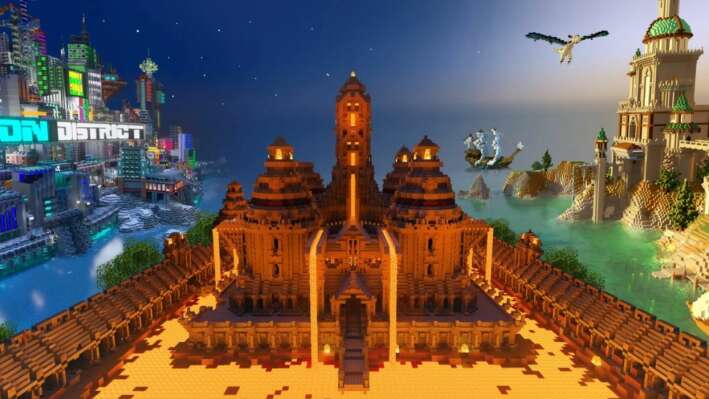 Minecraft: невероятные копии настоящих зданий