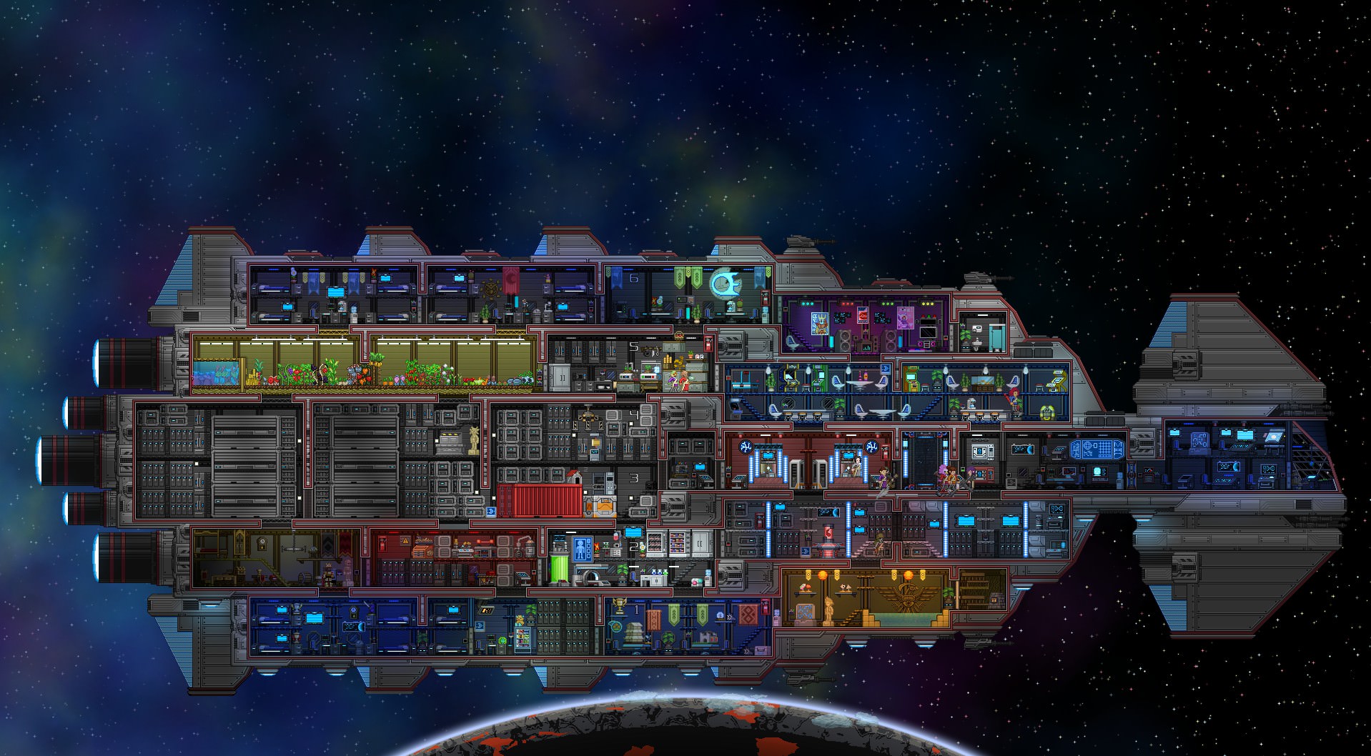 Terraria в космосе игра фото 61